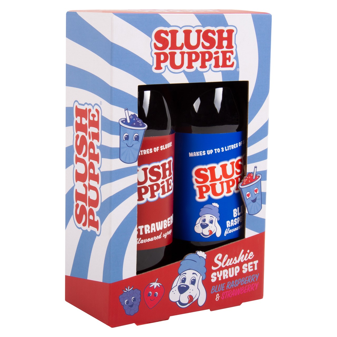 Slush Puppie Syrup Duo Pack Blue Raspandstrawberry Trf4380 4525